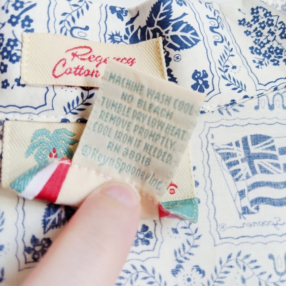 Reyn Spooner NFL Pro Bowl 2008 Hawaii Shirt Large - Picture 5 of 9